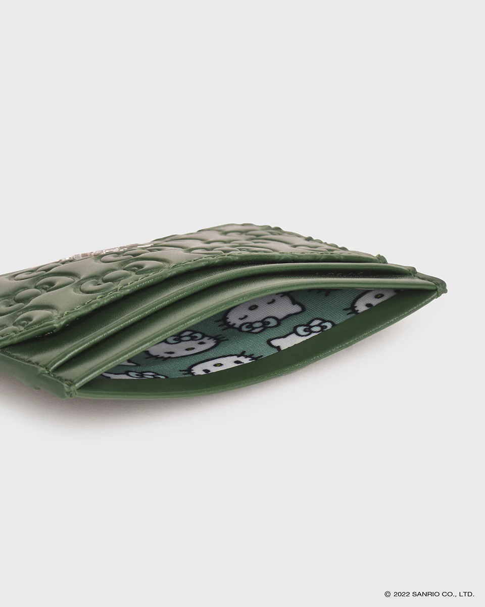 TOS x Hello Kitty Slim Cardholder (Forest) | [Sold Out] - Image 3